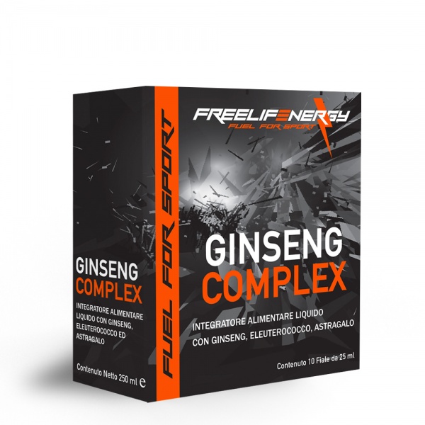 Integratore Freelifenergy Ginseng Complex - 10 Fiale