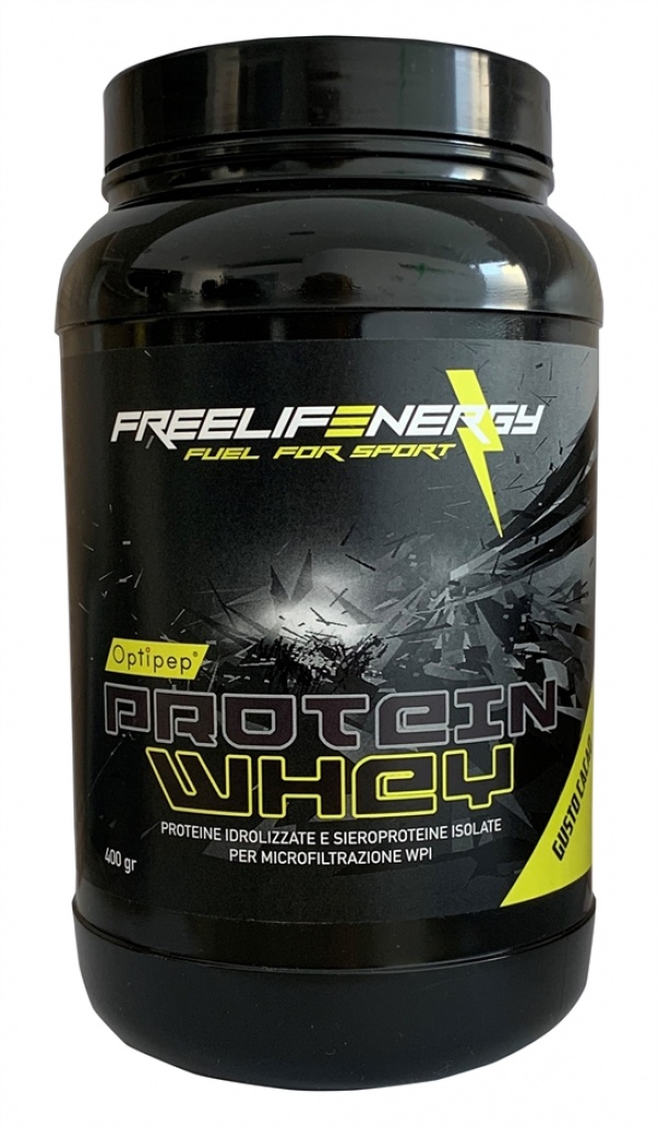 Integratore Freelifenergy Protein Whey Optipep Cacao - 400gr