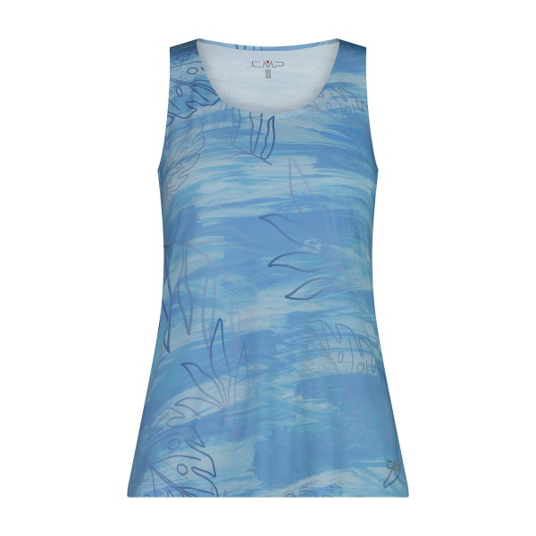 Canotta Cmp W Top Jersey Sky Bianco