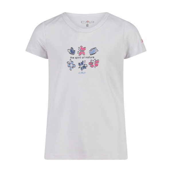 T-SHIRT CMP KID G PIQUET BIANCO PROVENZA