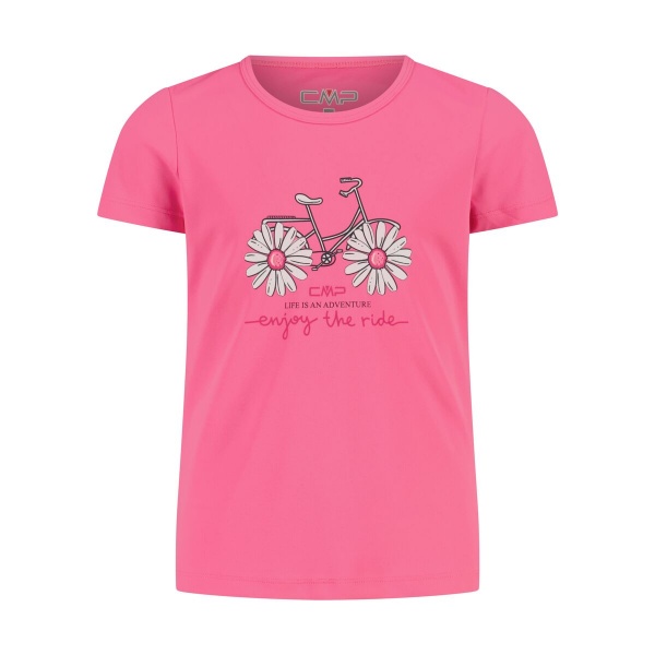 T-shirt Cmp Kid G Piquet Bubblegum
