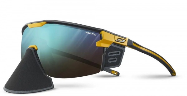 OCCHIALI JULBO ULTIMATE COVER GIALLO NERO REACTIVE 2-4