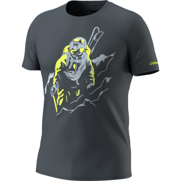 T-SHIRT DYNAFIT BLACKLIGHT COTTON CINDER BLACKLIGHT