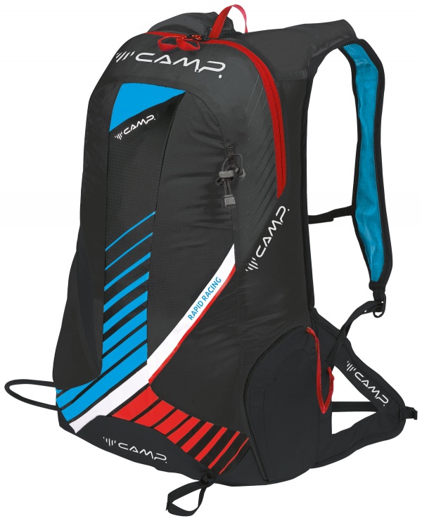 Zaino Camp Rapid Racing 20l Nero Rosso Blu
